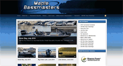 Desktop Screenshot of maplebassmasters.com